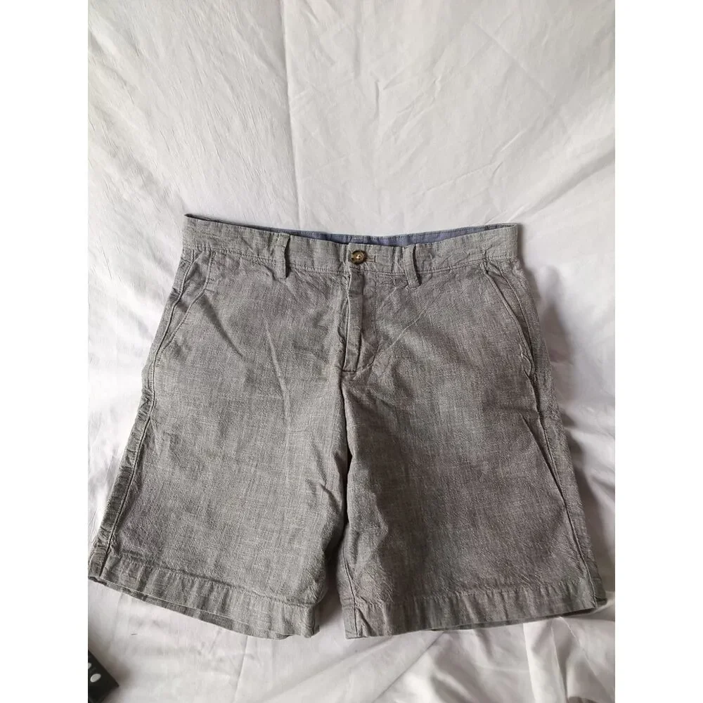 Banana Republic Mens 31 Cotton Short Chino Flat Front